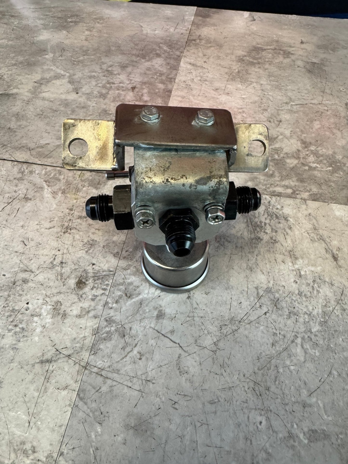 2004-2007 Aeromotive 13129 Fuel Regulator AN6 Fittings And Gauge Intake Manifold Bracket Wrx/sti