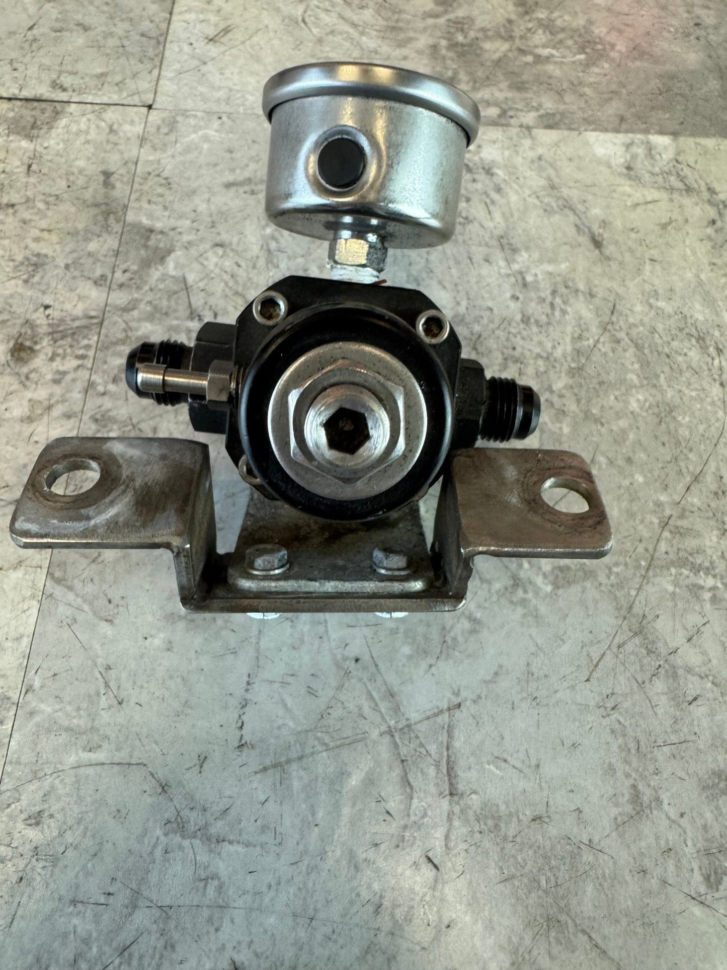 2004-2007 Aeromotive 13129 Fuel Regulator AN6 Fittings And Gauge Intake Manifold Bracket Wrx/sti