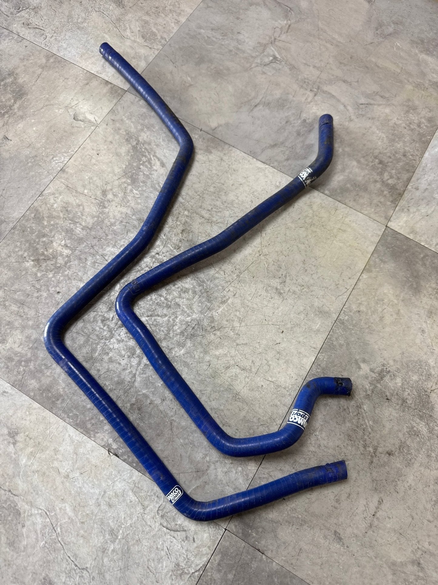 2001-2005 Subaru Impreza WRX Blue Samco Incomplete Silicone Ancillary Hose Kit (2/7)