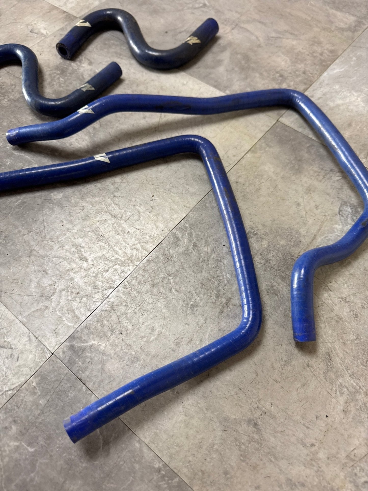 2001-2005 Subaru Impreza WRX Blue Mishimoto Incomplete Silicone Ancillary Hose Kit (4/7)