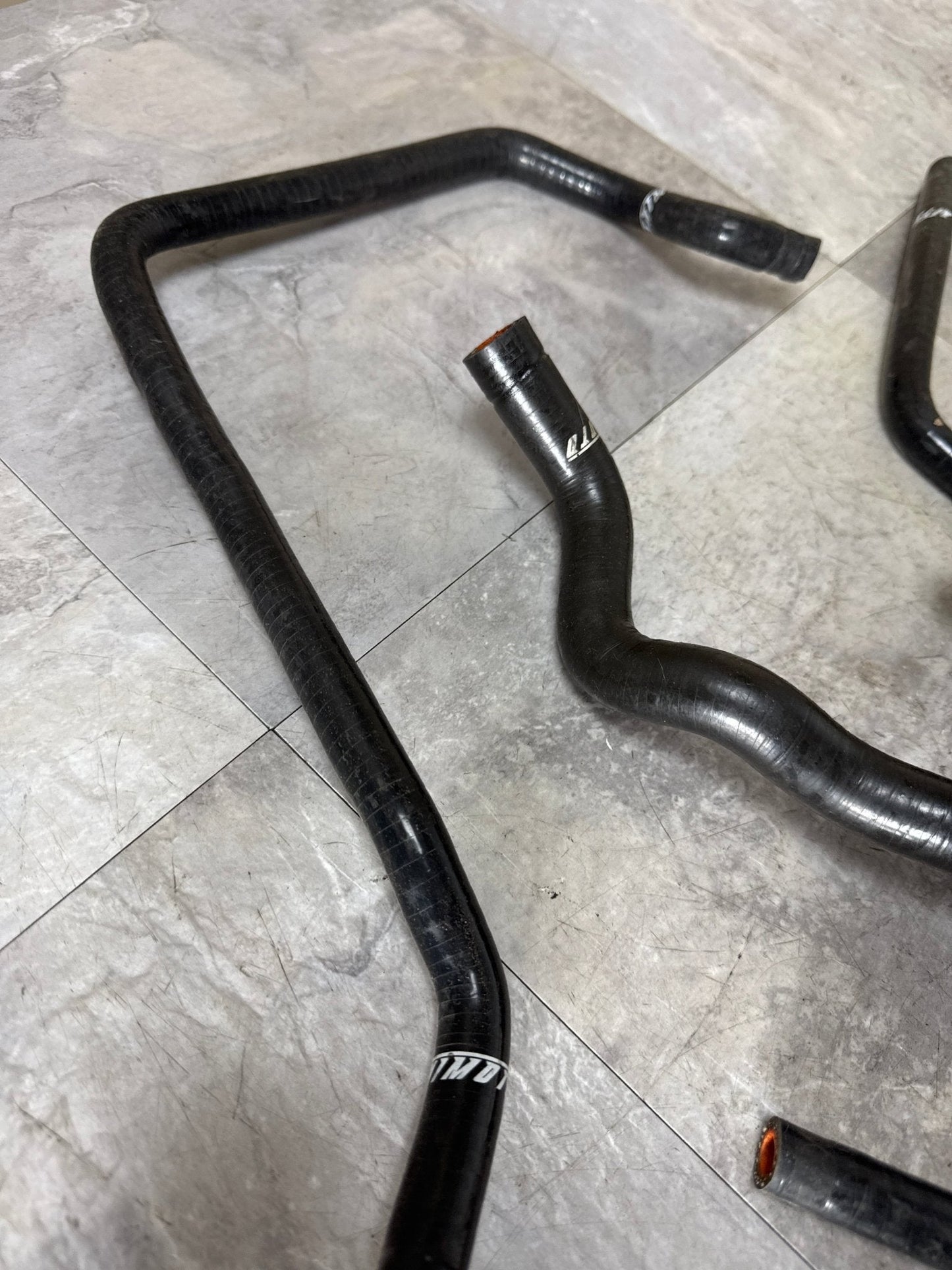 2001-2005 Subaru Impreza WRX Black Mishimoto Incomplete Silicone Ancillary Hose Kit (4/7)