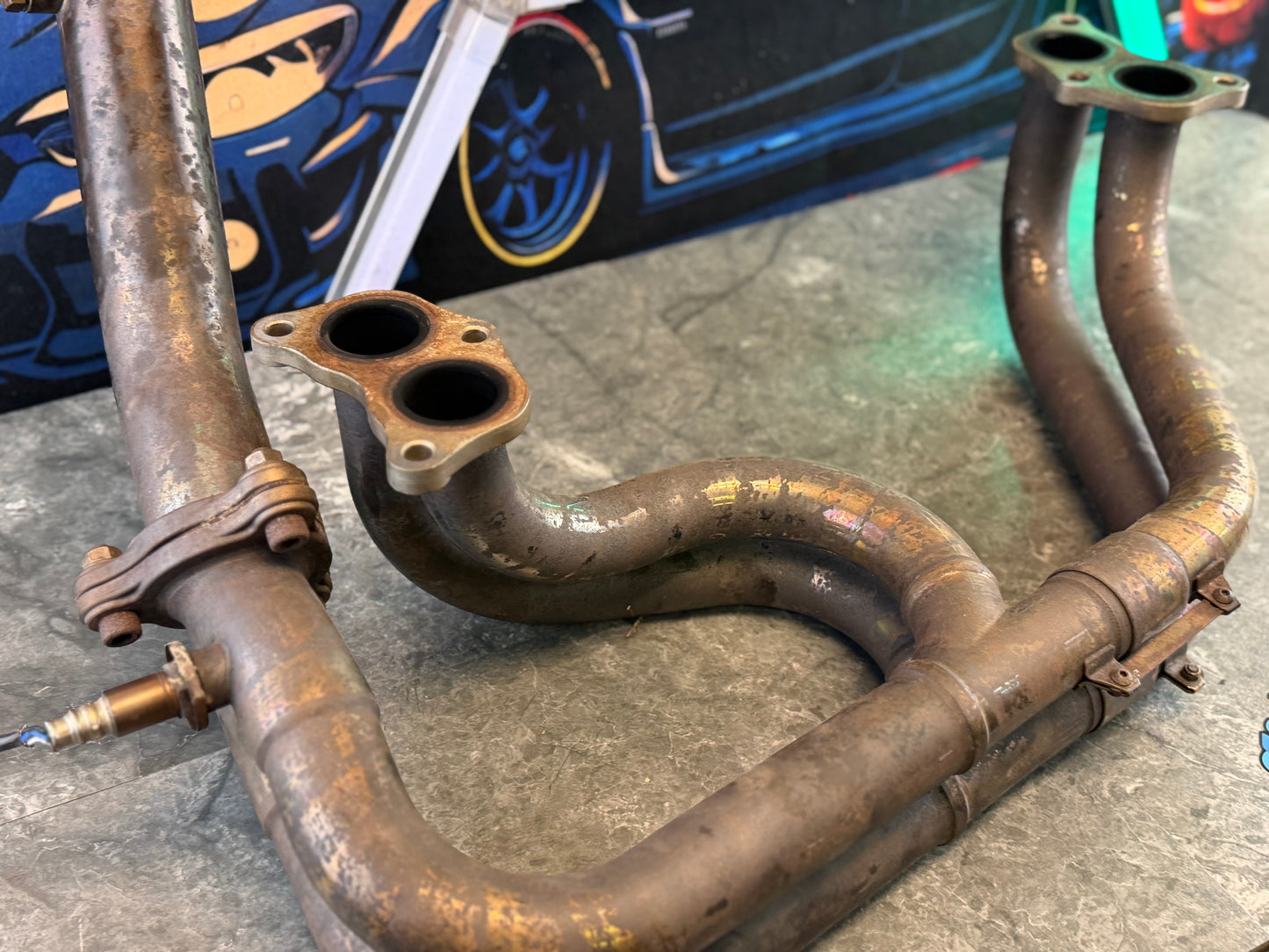 TOMEI ELH equal length header SUBARU STi & wrx ej25 w/ 3 bolt catless up pipe