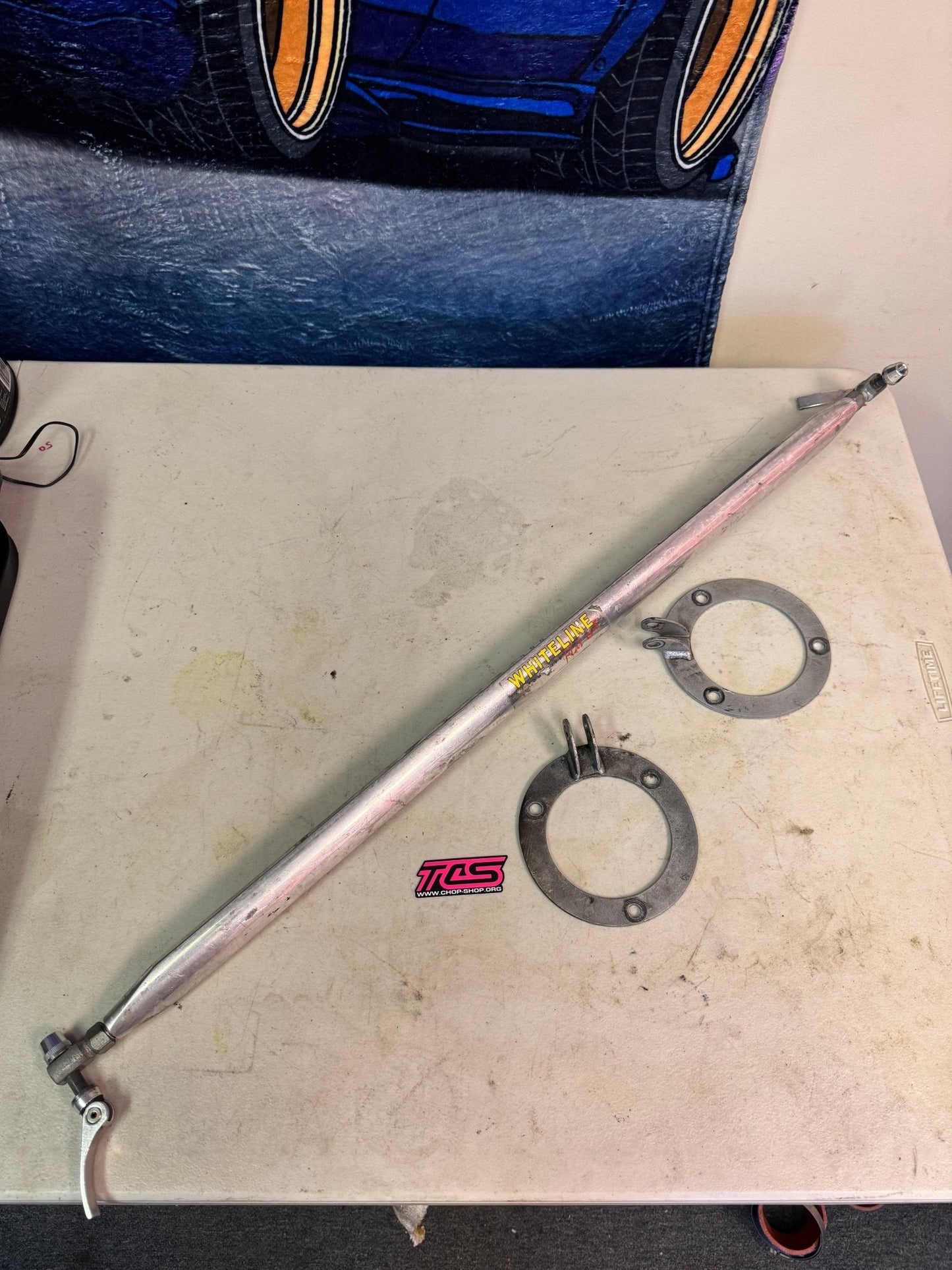 2002-2007 Subaru WRX Wagon Whiteline Adjustable Quick Release Rear Strut Brace / NAP