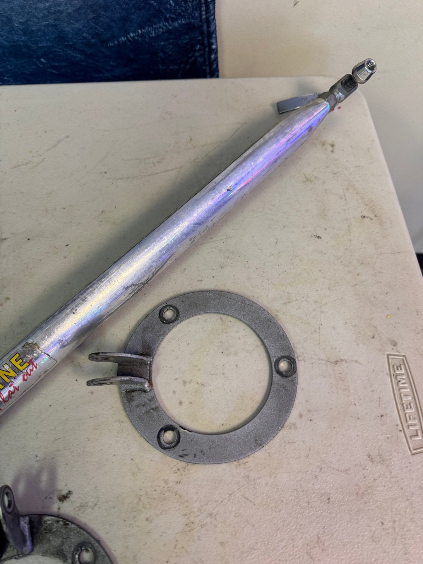 2002-2007 Subaru WRX Wagon Whiteline Adjustable Quick Release Rear Strut Brace / NAP