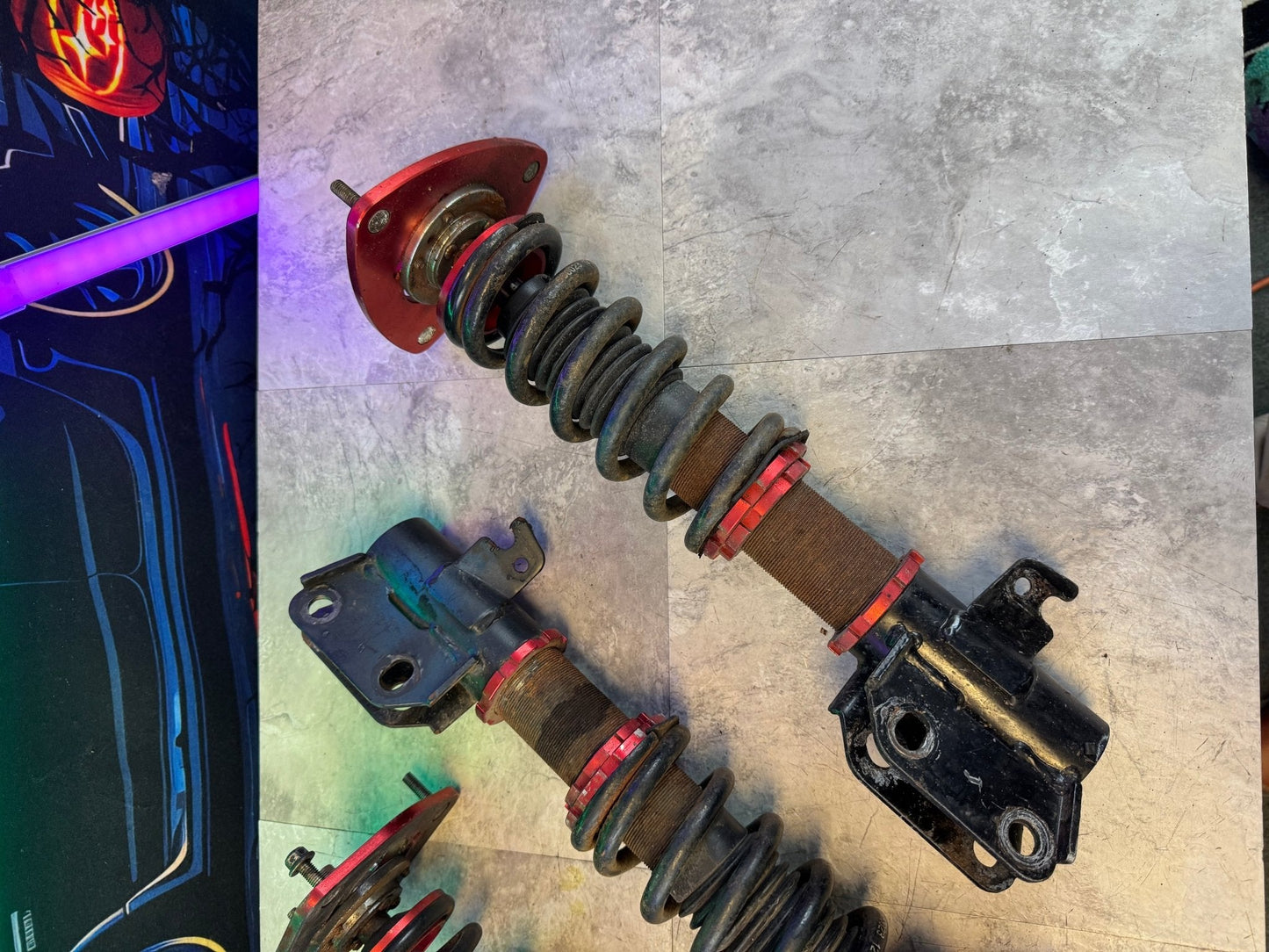 2002-2007 Subaru Impreza WRX Wagon Maxpeedingrods Adjustable Coilovers / O4