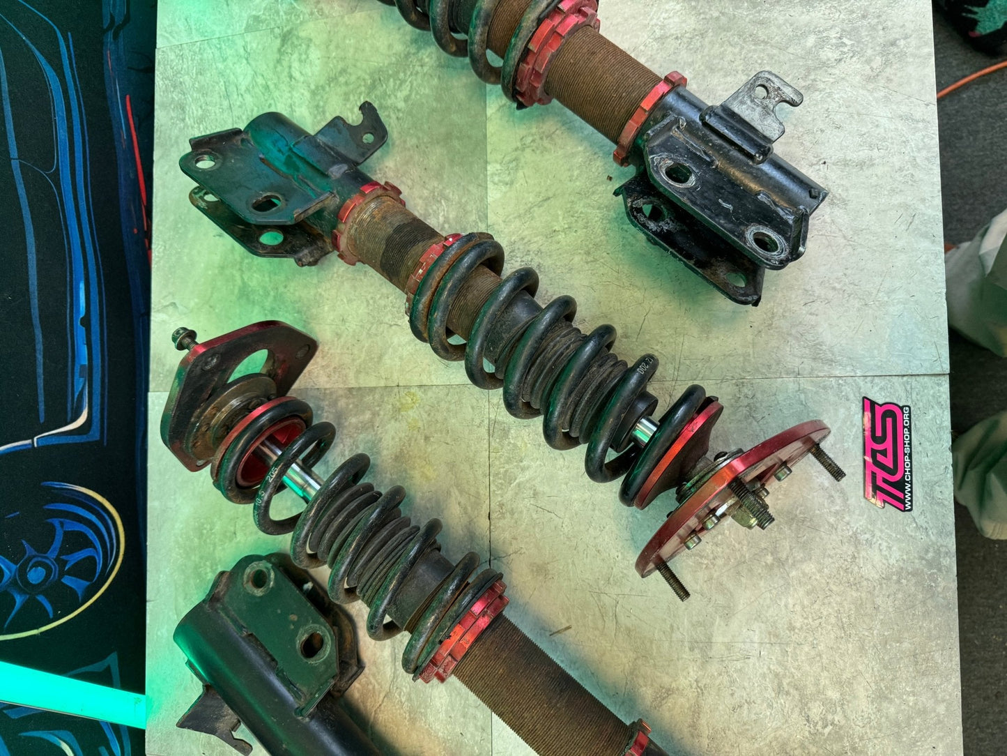 2002-2007 Subaru Impreza WRX Wagon Maxpeedingrods Adjustable Coilovers / O4