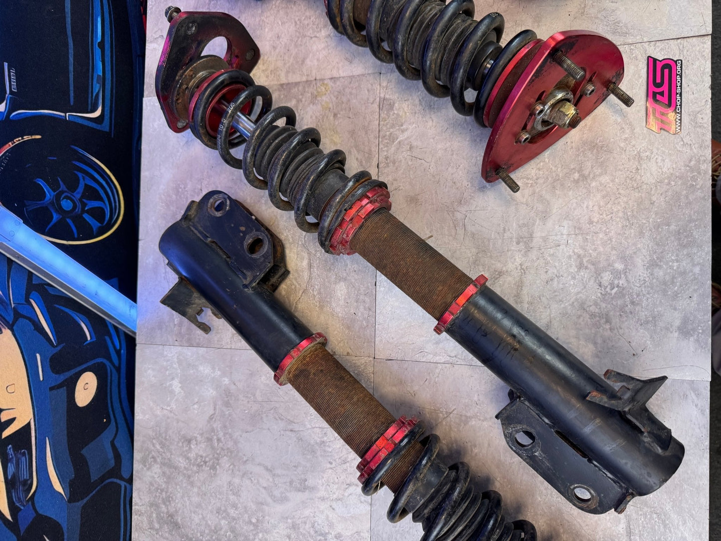 2002-2007 Subaru Impreza WRX Wagon Maxpeedingrods Adjustable Coilovers / O4