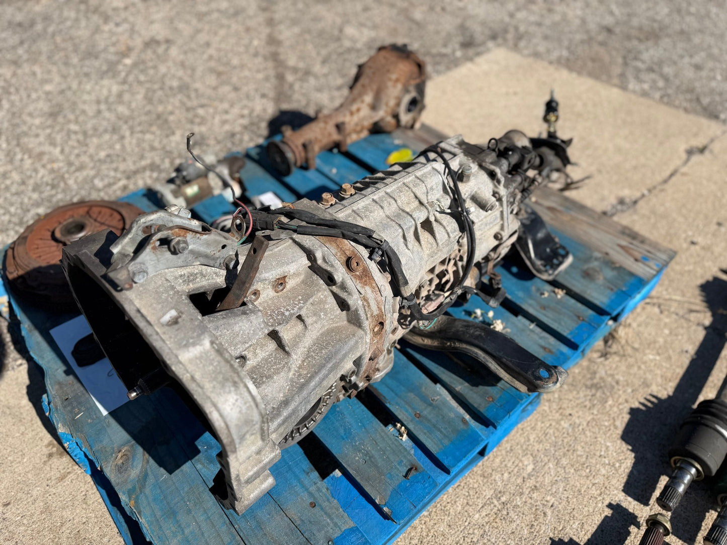 2002 - 2007 wrx 04-07 subaru  STi 6 speed transmission swap package for wrx DCCD brembos r 180 I wire