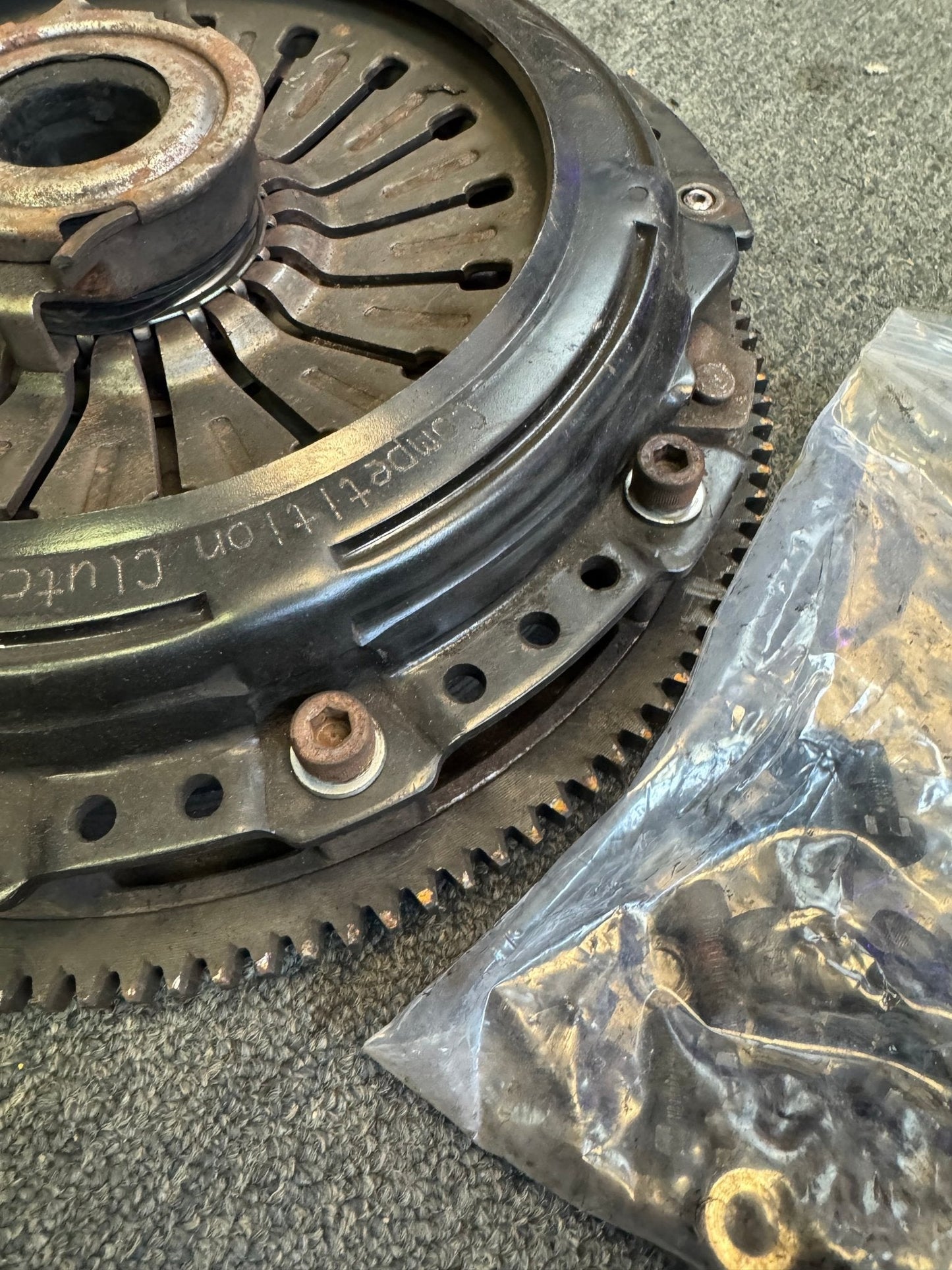 2004-2021 Subaru STi Comp Competition Stage 3 Twin Disk Organic Clutch Kit / P7