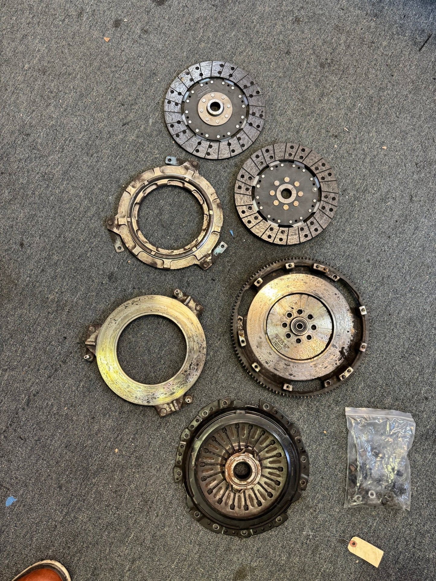 2004-2021 Subaru STi Comp Competition Stage 3 Twin Disk Organic Clutch Kit / P7