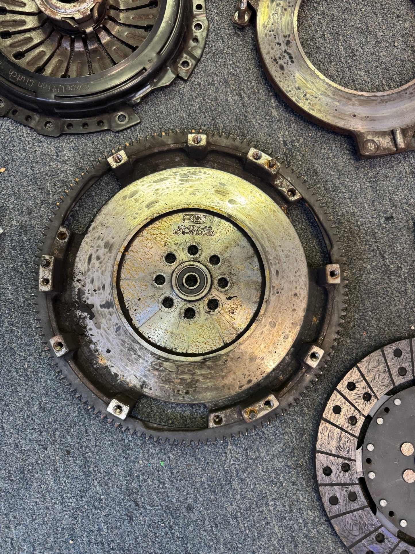 2004-2021 Subaru STi Comp Competition Stage 3 Twin Disk Organic Clutch Kit / P7