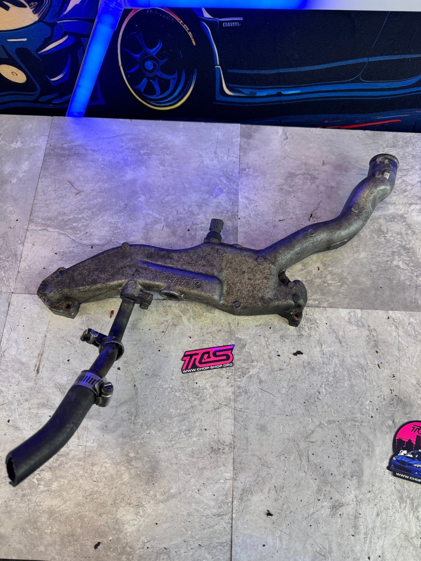 2002-2005 Subaru WRX STi Engine OEM Coolant Crossover Assembly Ej25 Ej20 /