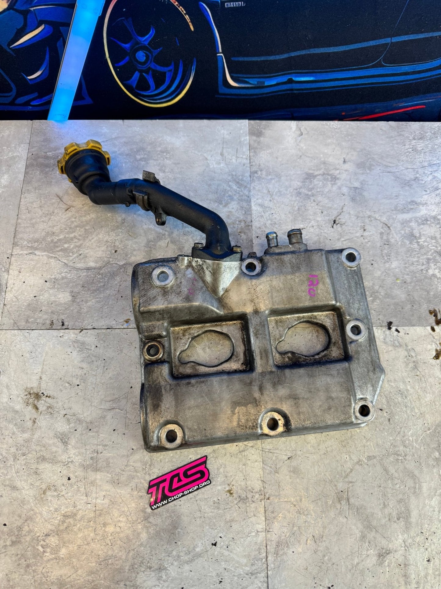 2004-2021 Subaru WRX STi Engine Valve Cover With Oil Fill Tube OEM Drivers Side / Y6