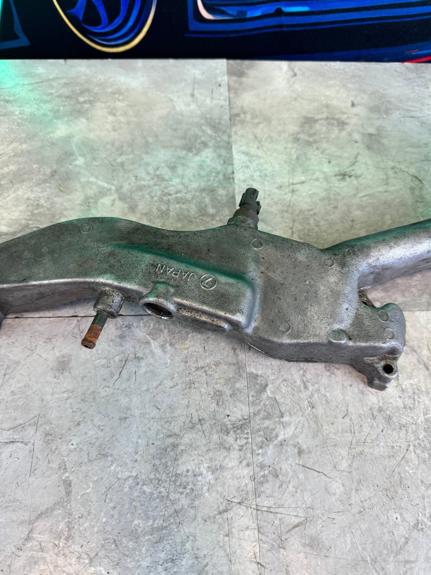 2002-2005 Subaru WRX STi Engine OEM Coolant Crossover Assembly Ej25 Ej20 /