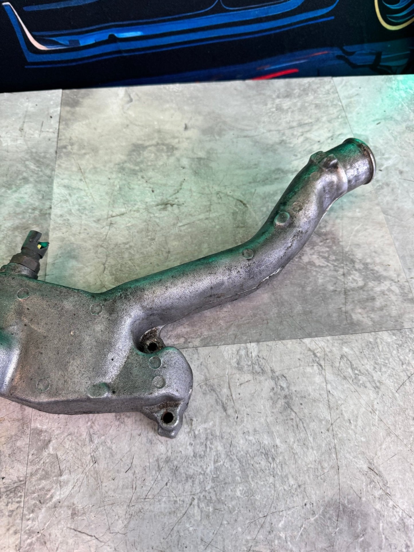 2002-2005 Subaru WRX STi Engine OEM Coolant Crossover Assembly Ej25 Ej20 /