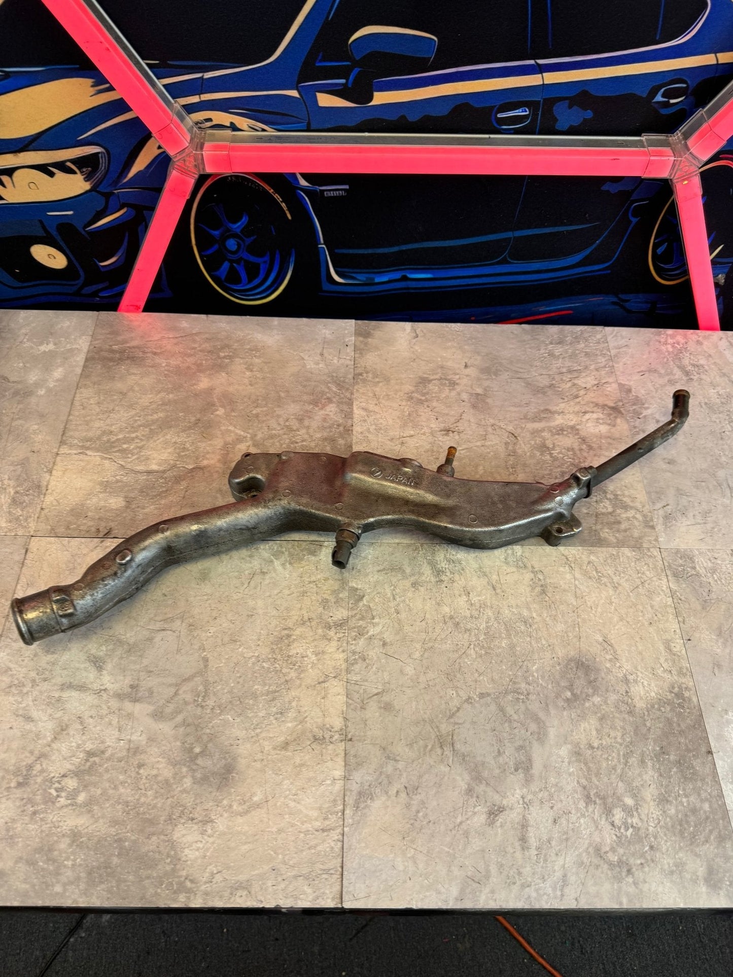 2002-2005 Subaru WRX STi Engine OEM Coolant Crossover Assembly Ej25 Ej20 /