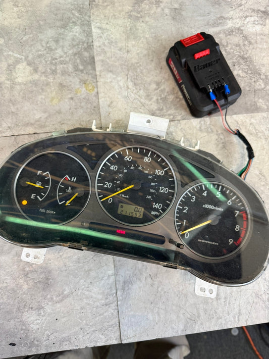 2002-2003 Subaru Impreza WRX Instrument OEM Gauge Cluster 211k Tested / F3