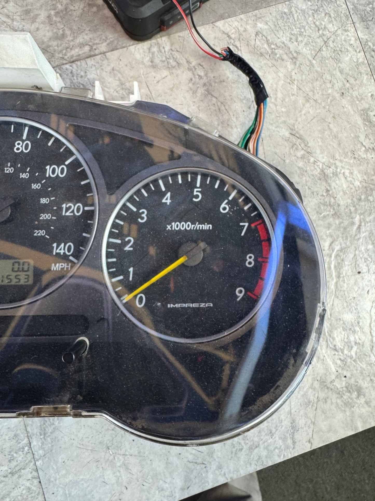 2002-2003 Subaru Impreza WRX Instrument OEM Gauge Cluster 211k Tested / F3