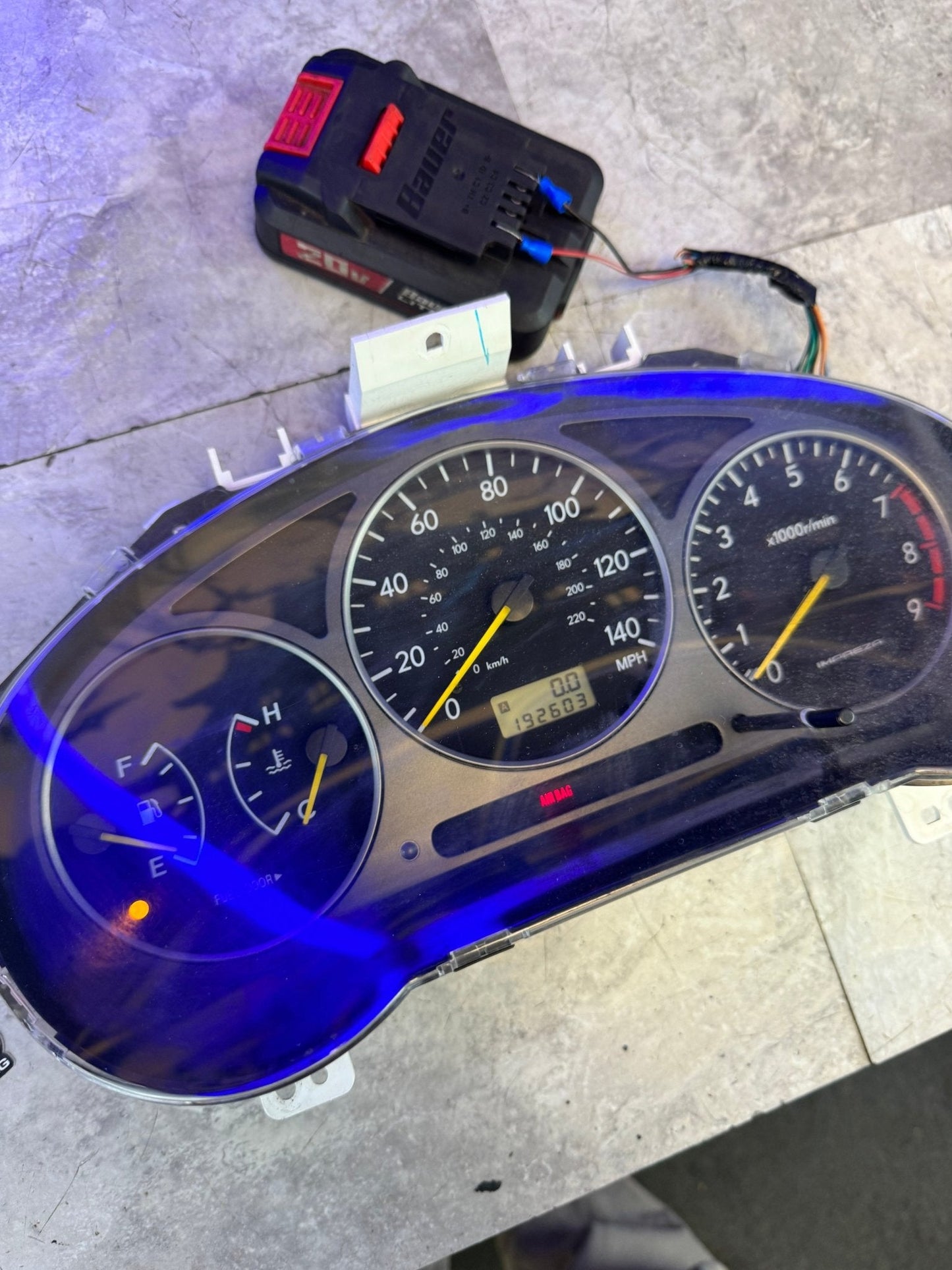 2002-2003 Subaru Impreza WRX Instrument OEM Gauge Cluster 192k Tested / F3