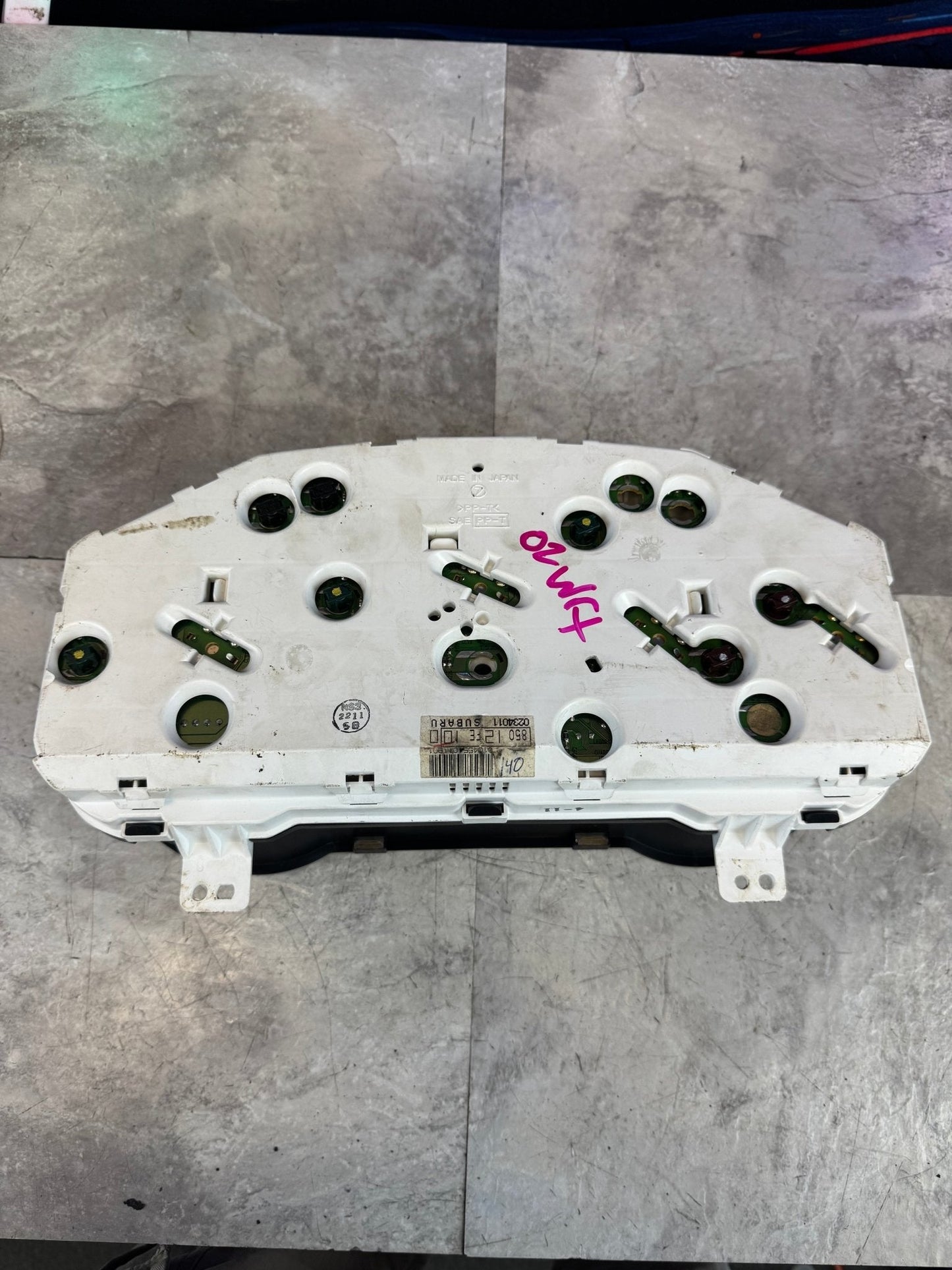 2002-2003 Subaru Impreza WRX Instrument OEM Gauge Cluster 211k Tested / F3