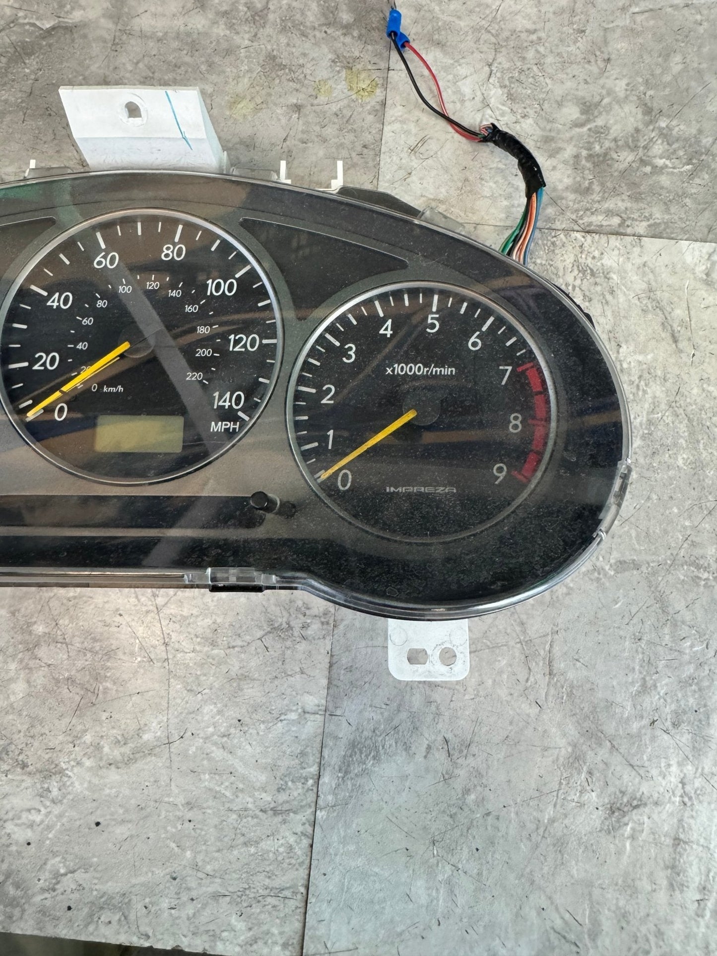 2002-2003 Subaru Impreza WRX Instrument OEM Gauge Cluster 192k Tested / F3