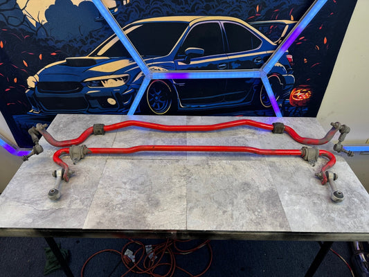 2015-2021 Subaru STI Eibach Front And Rear Swaybars With Whiteline And Adjustable Links Kit / P6