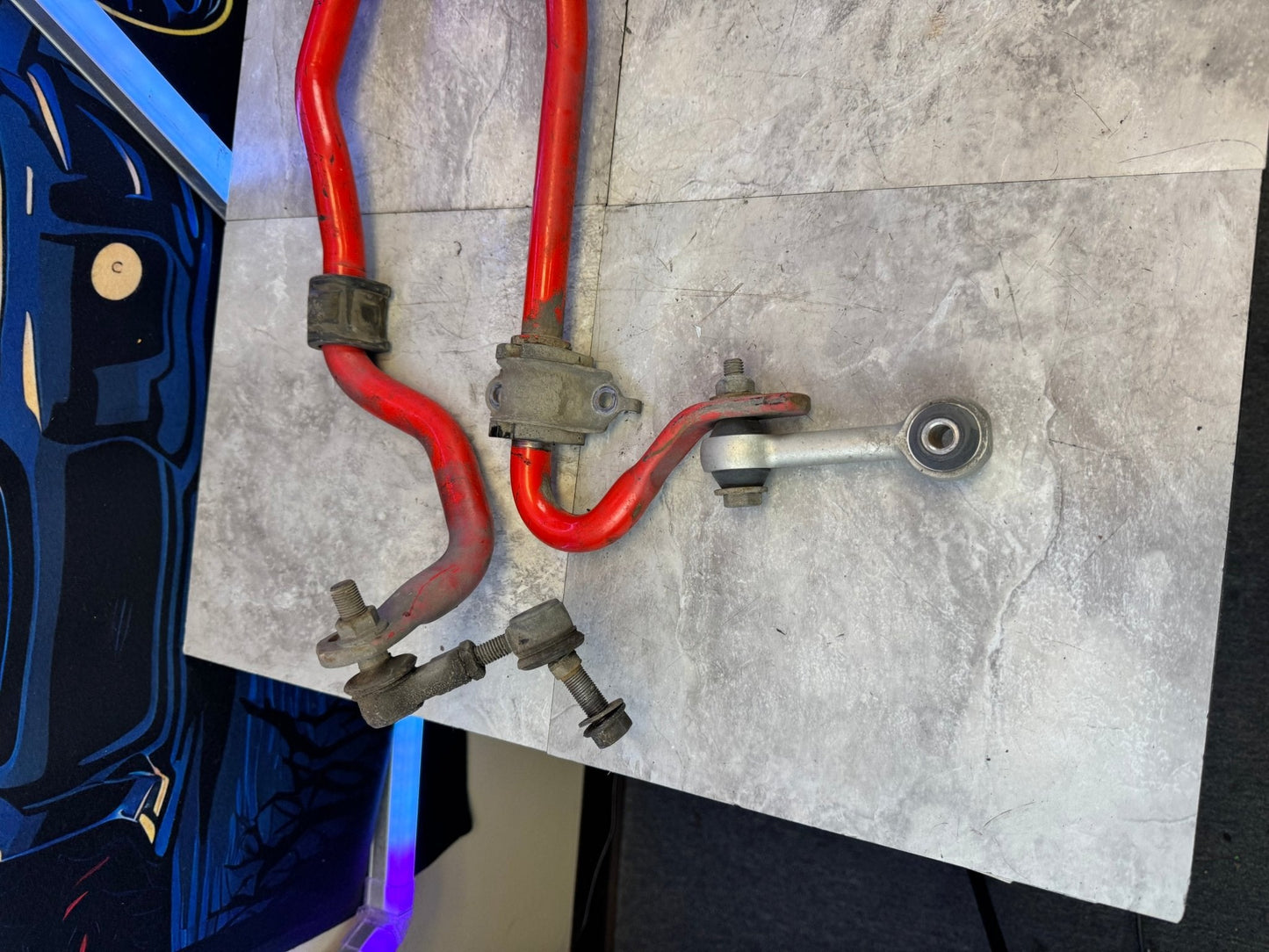 2015-2021 Subaru STI Eibach Front And Rear Swaybars With Whiteline And Adjustable Links Kit / P6