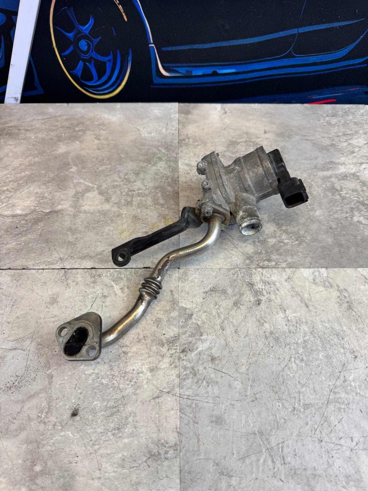 2004-2007 Subaru WRX STi OEM EGR Pump Secondary Air Pump With Tube And Bracket / G1