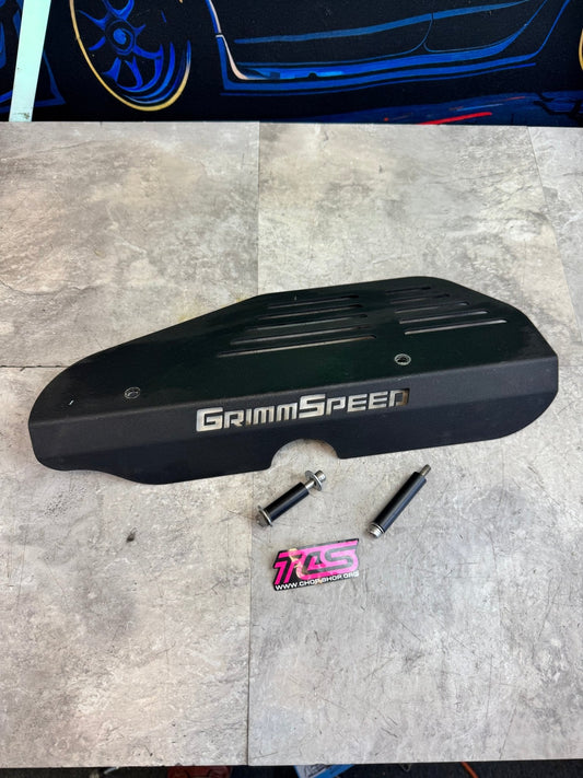 2002-2014 WRX / 2004-2021 STi GrimmSpeed Alternator Cover Shroud Black / K2