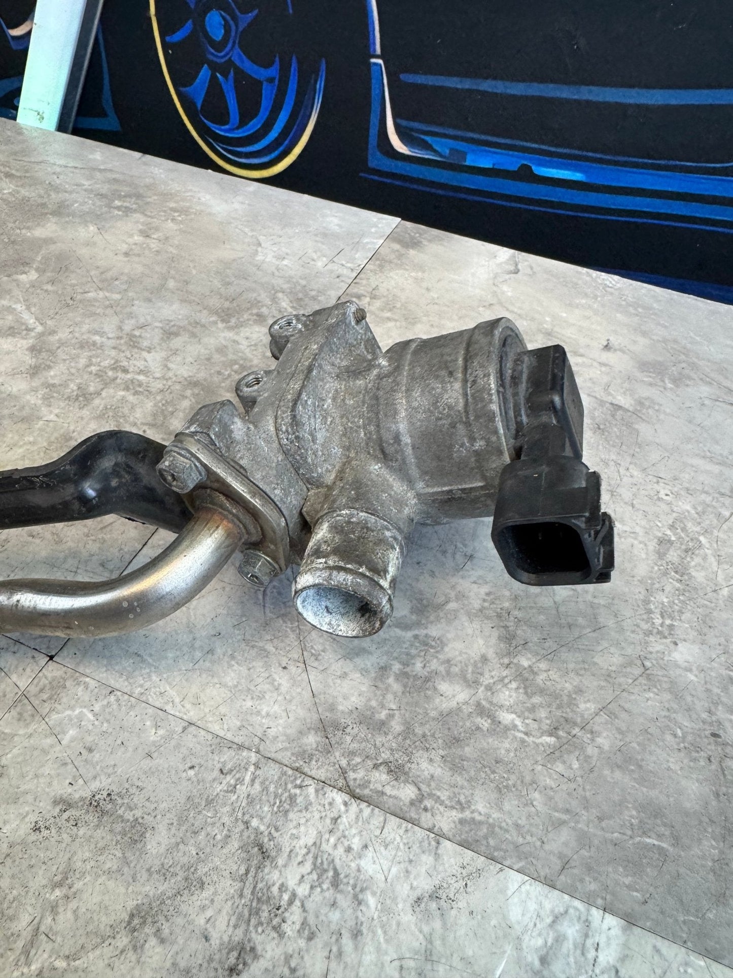 2004-2007 Subaru WRX STi OEM EGR Pump Secondary Air Pump With Tube And Bracket / G1