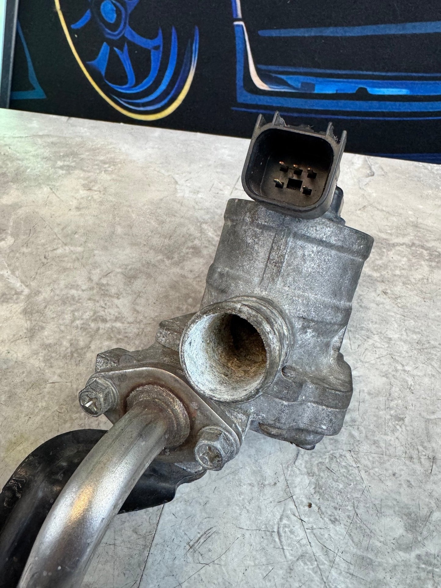 2004-2007 Subaru WRX STi OEM EGR Pump Secondary Air Pump With Tube And Bracket / G1