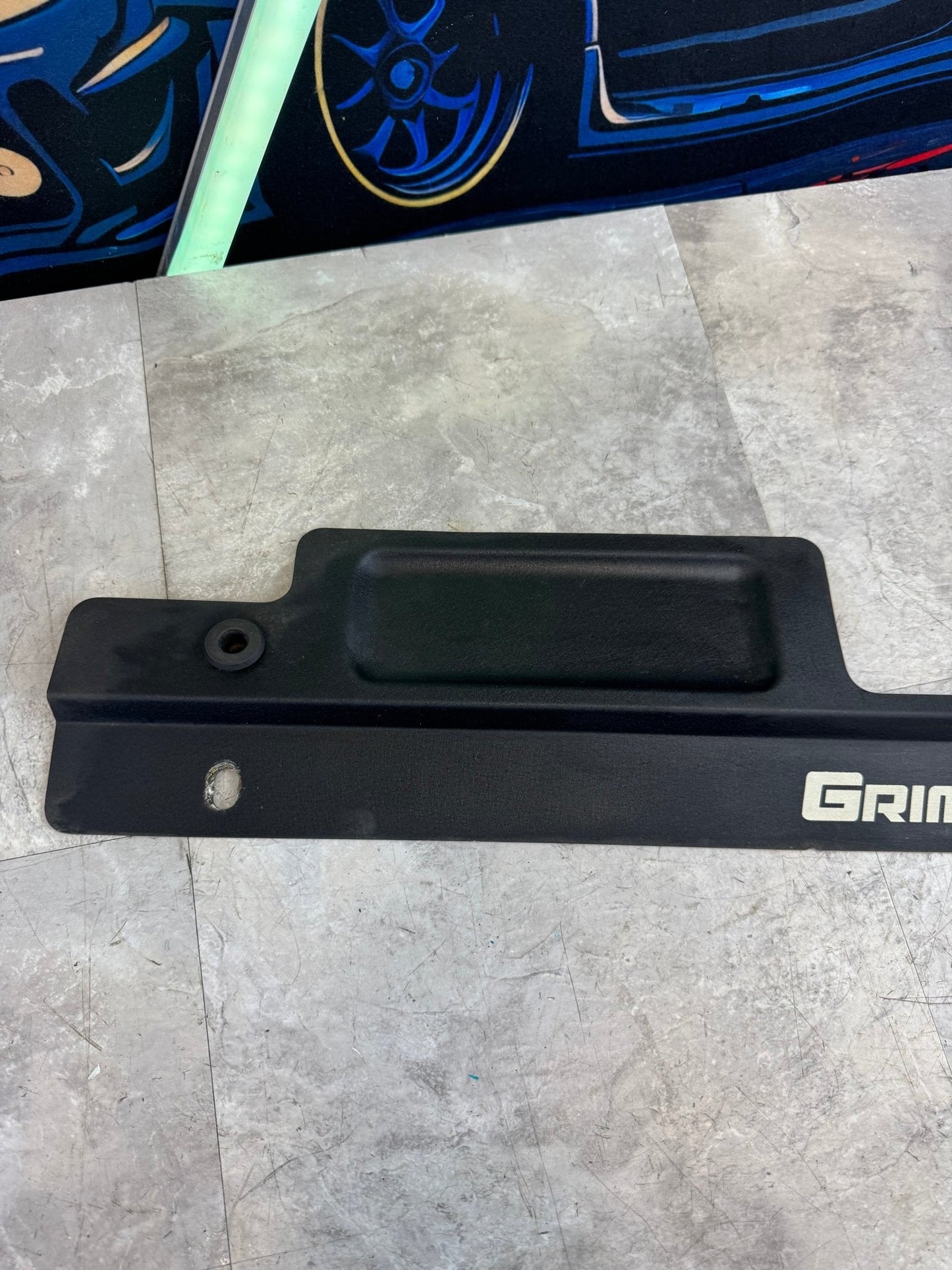 2002-2007 WRX / 2004-2007 STi GrimmSpeed Radiator Shroud With Tool Tray Black / K2