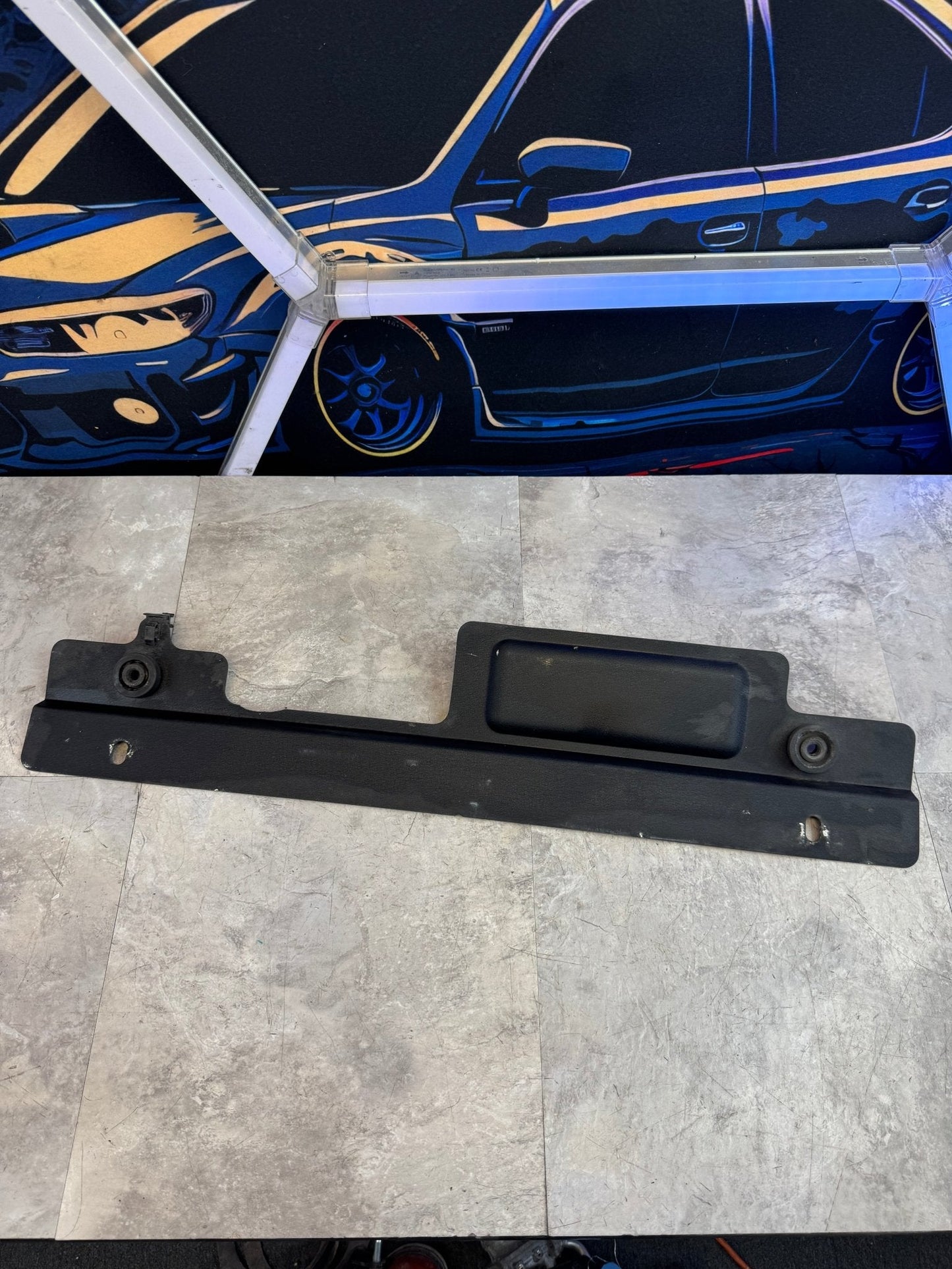 2002-2007 WRX / 2004-2007 STi GrimmSpeed Radiator Shroud With Tool Tray Black / K2