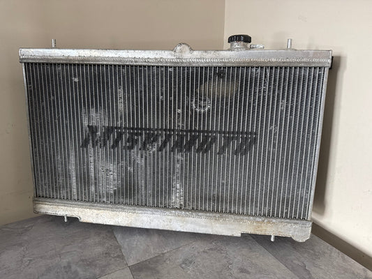 2004-2007 Subaru STi WRX Mishimoto OEM Aluminum Racing Radiator w/ OEM Fans R1