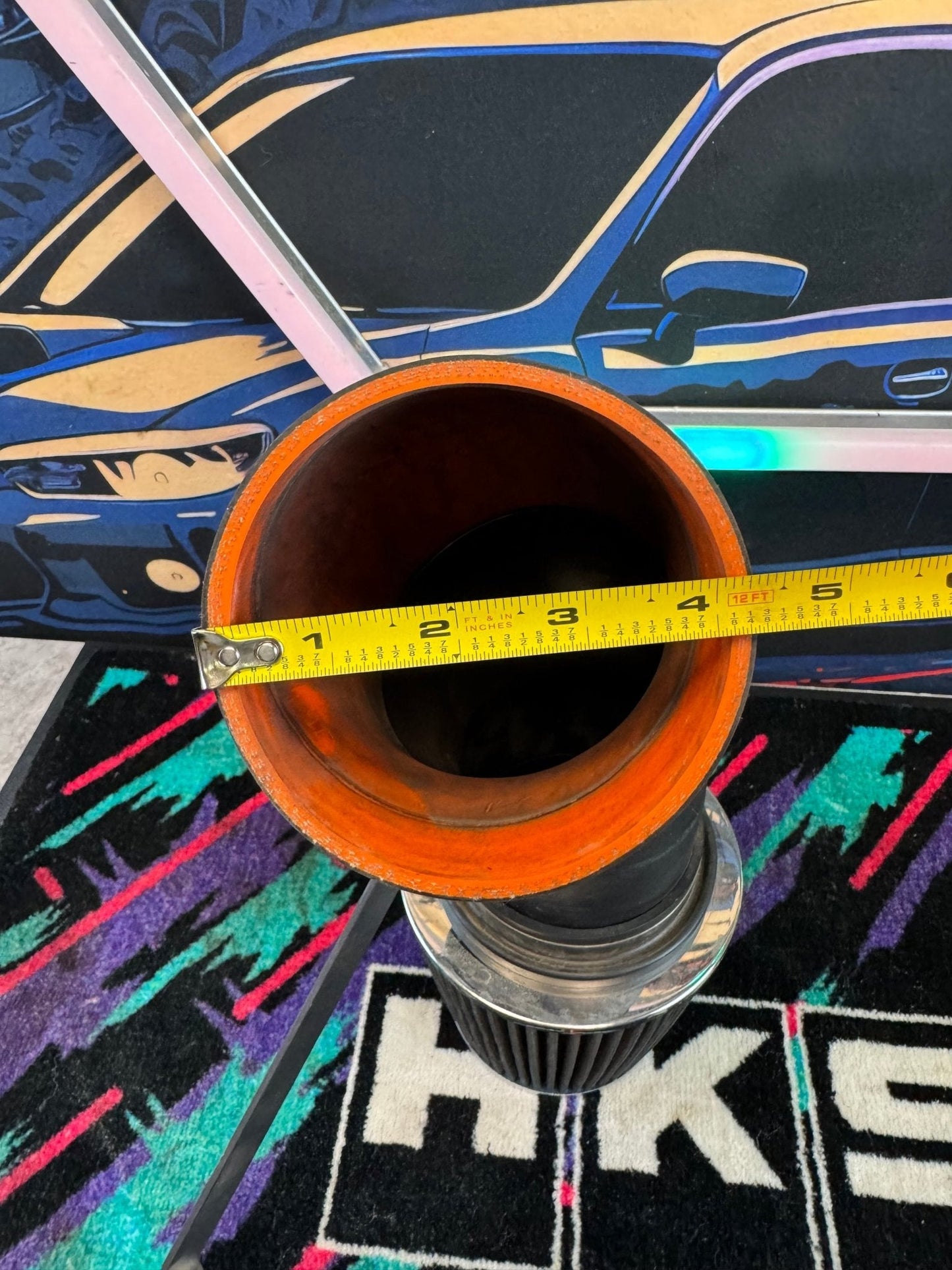 2002-2021 Subaru WRX STi ETS Rotated Turbo Cold Air Intake With K&N Filter / F3