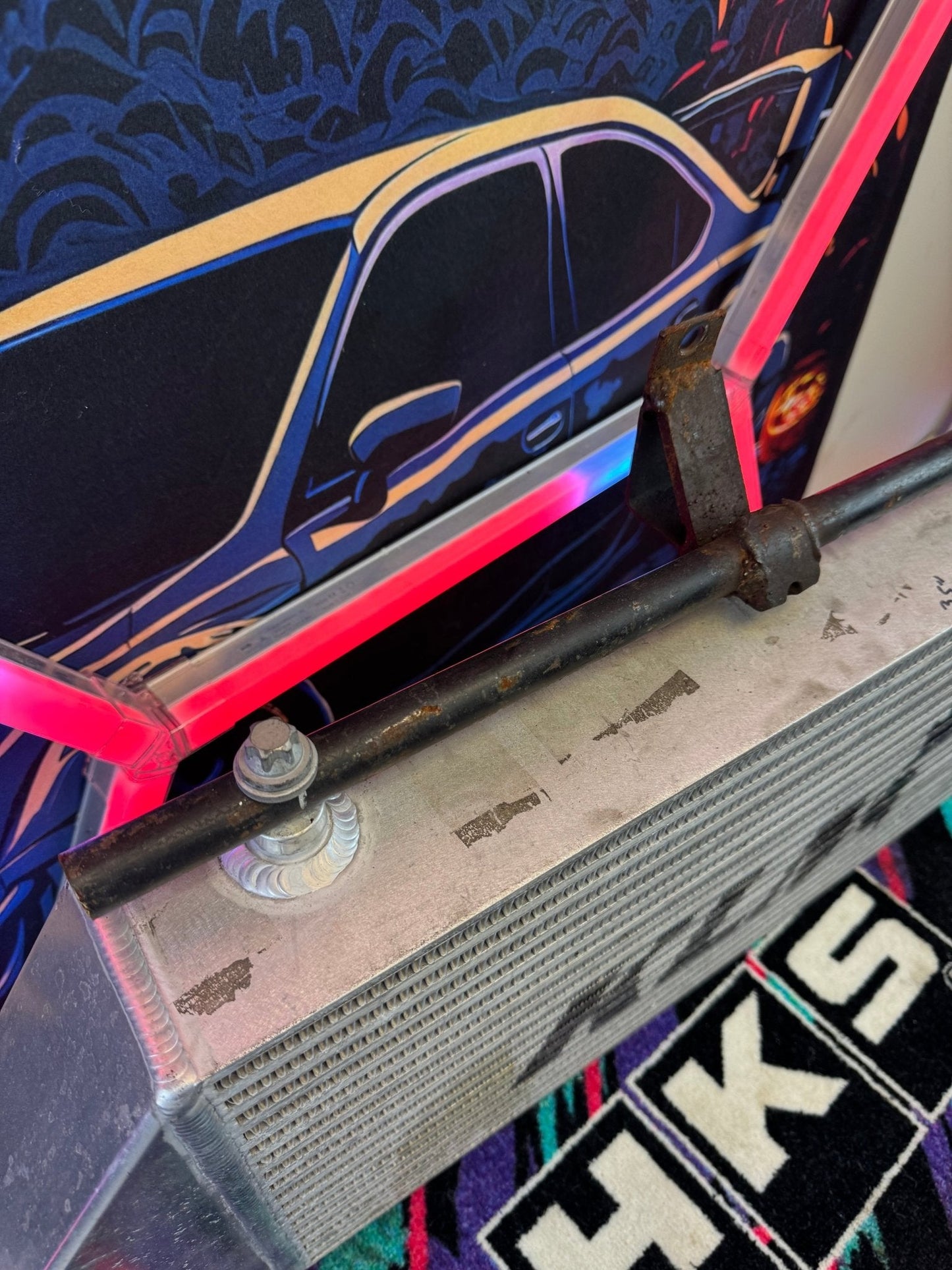 2002-2007 Subaru WRX KLM 3.5" Front Mount Intercooler With Custom Bracket / O4