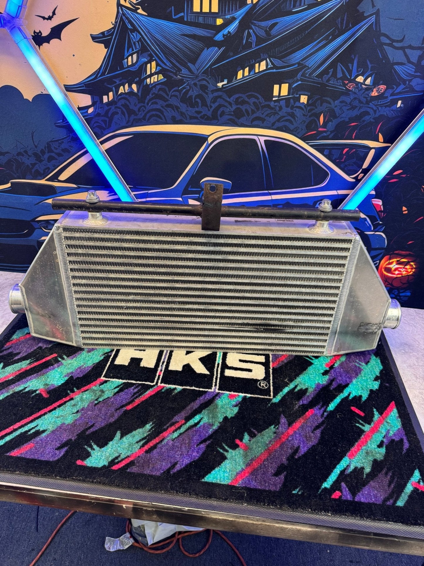 2002-2007 Subaru WRX KLM 3.5" Front Mount Intercooler With Custom Bracket / O4