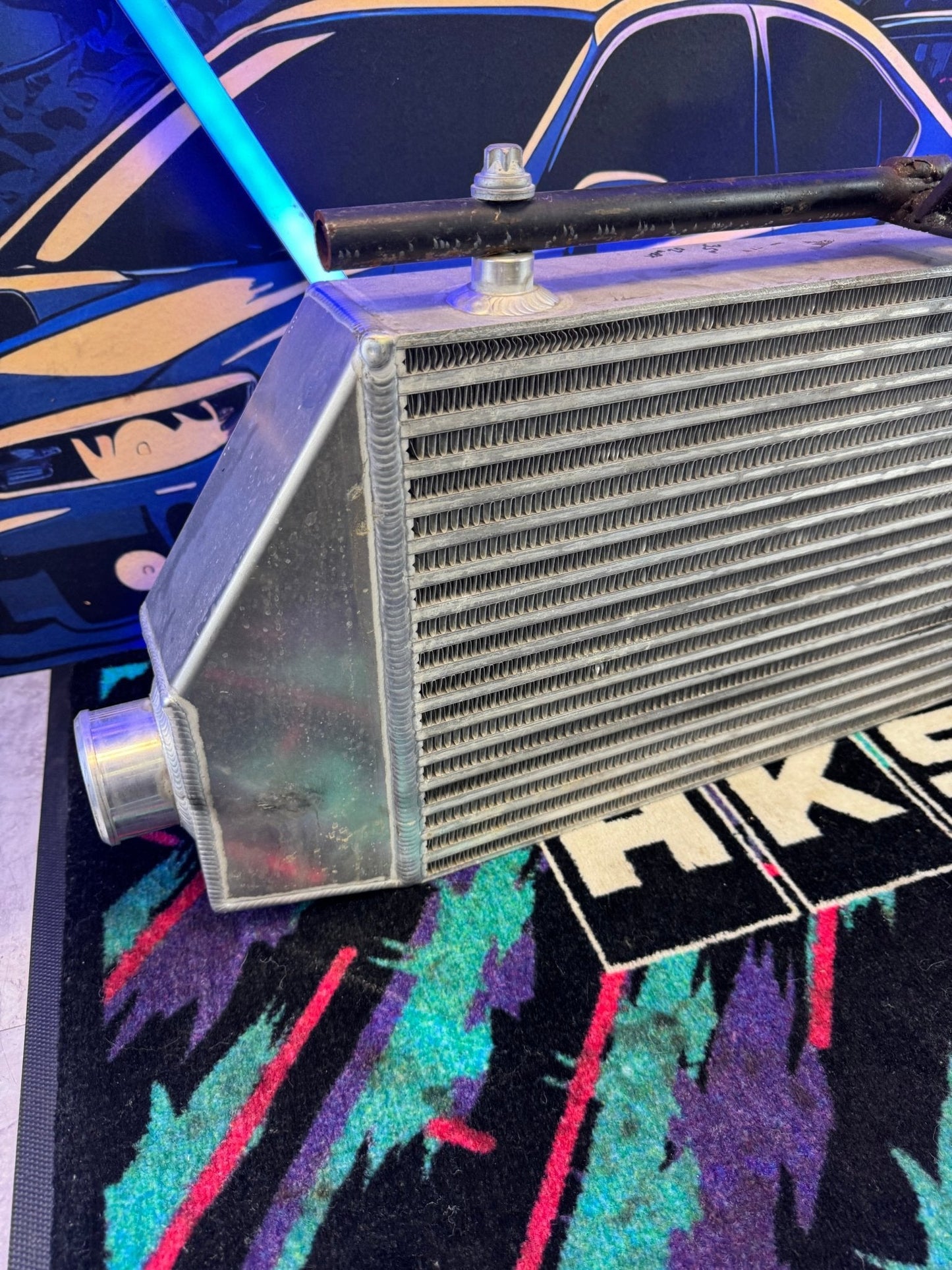 2002-2007 Subaru WRX KLM 3.5" Front Mount Intercooler With Custom Bracket / O4