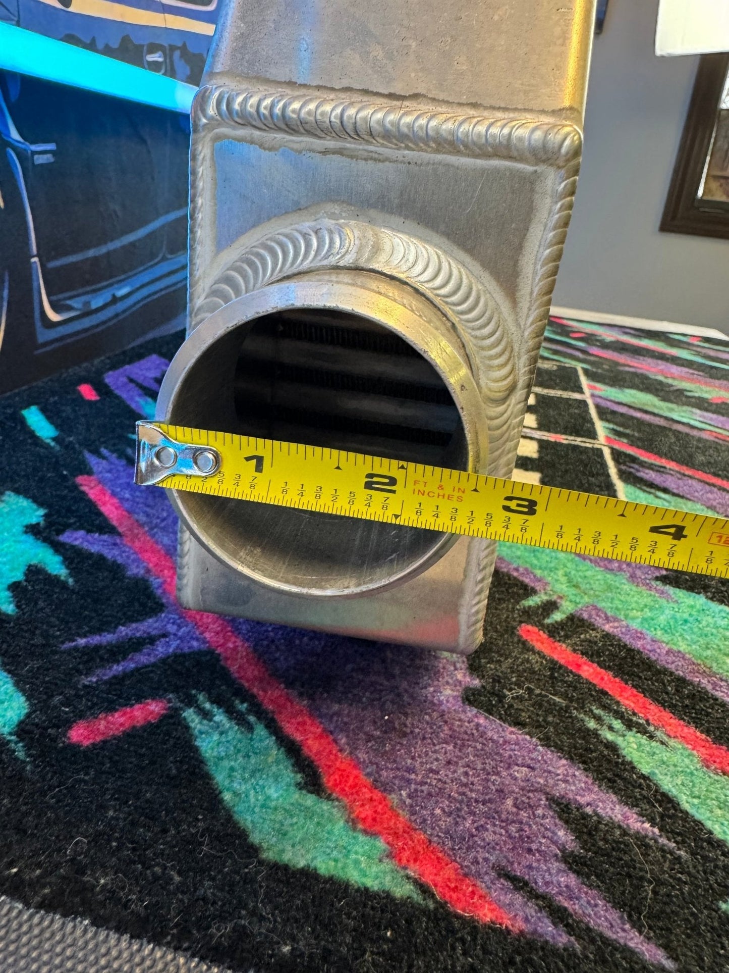 2002-2007 Subaru WRX KLM 3.5" Front Mount Intercooler With Custom Bracket / O4