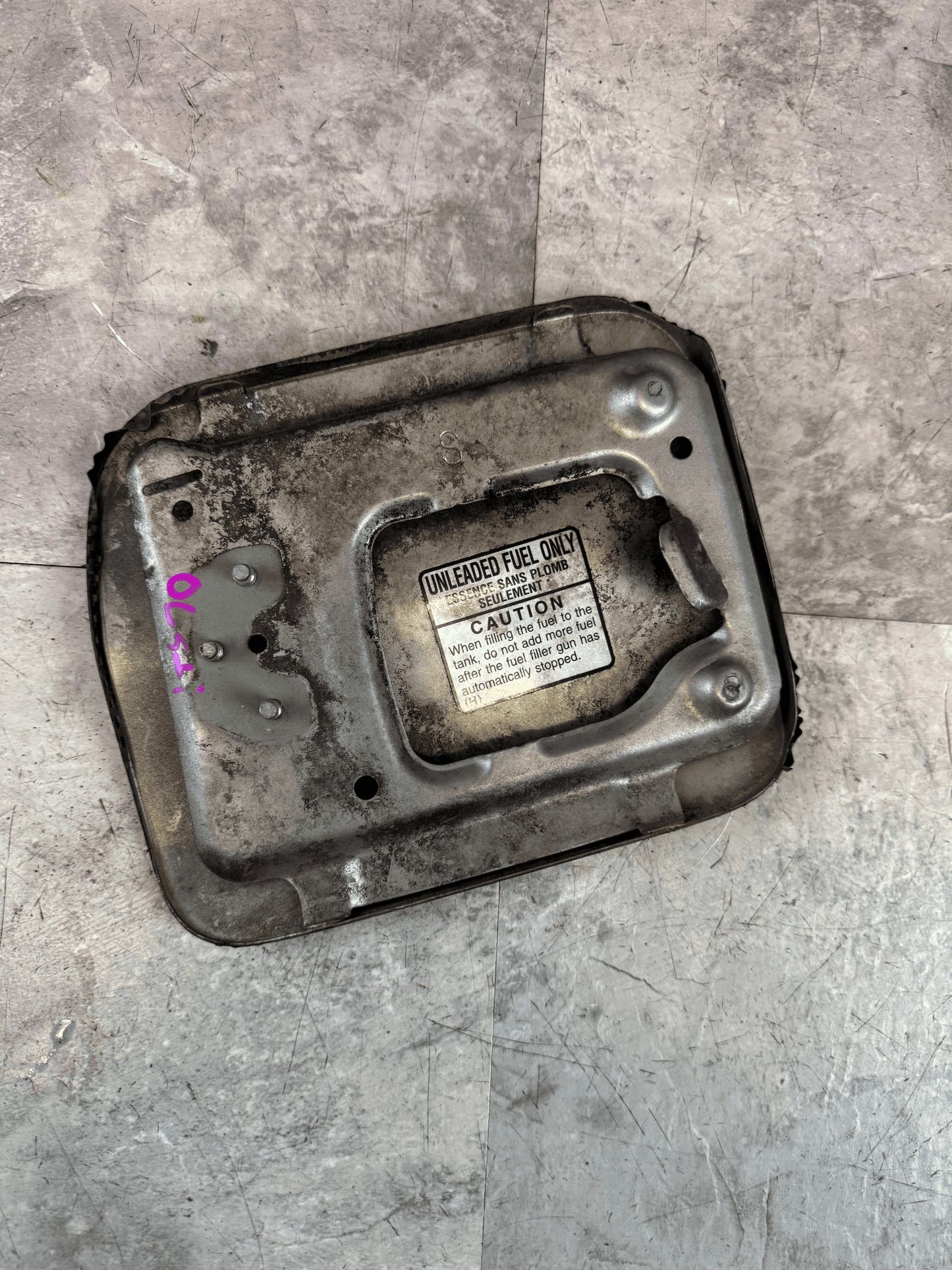 2002-2007 Subaru Impreza WRX STi Gas Cap Door Cover Fuel Lid Wrapped