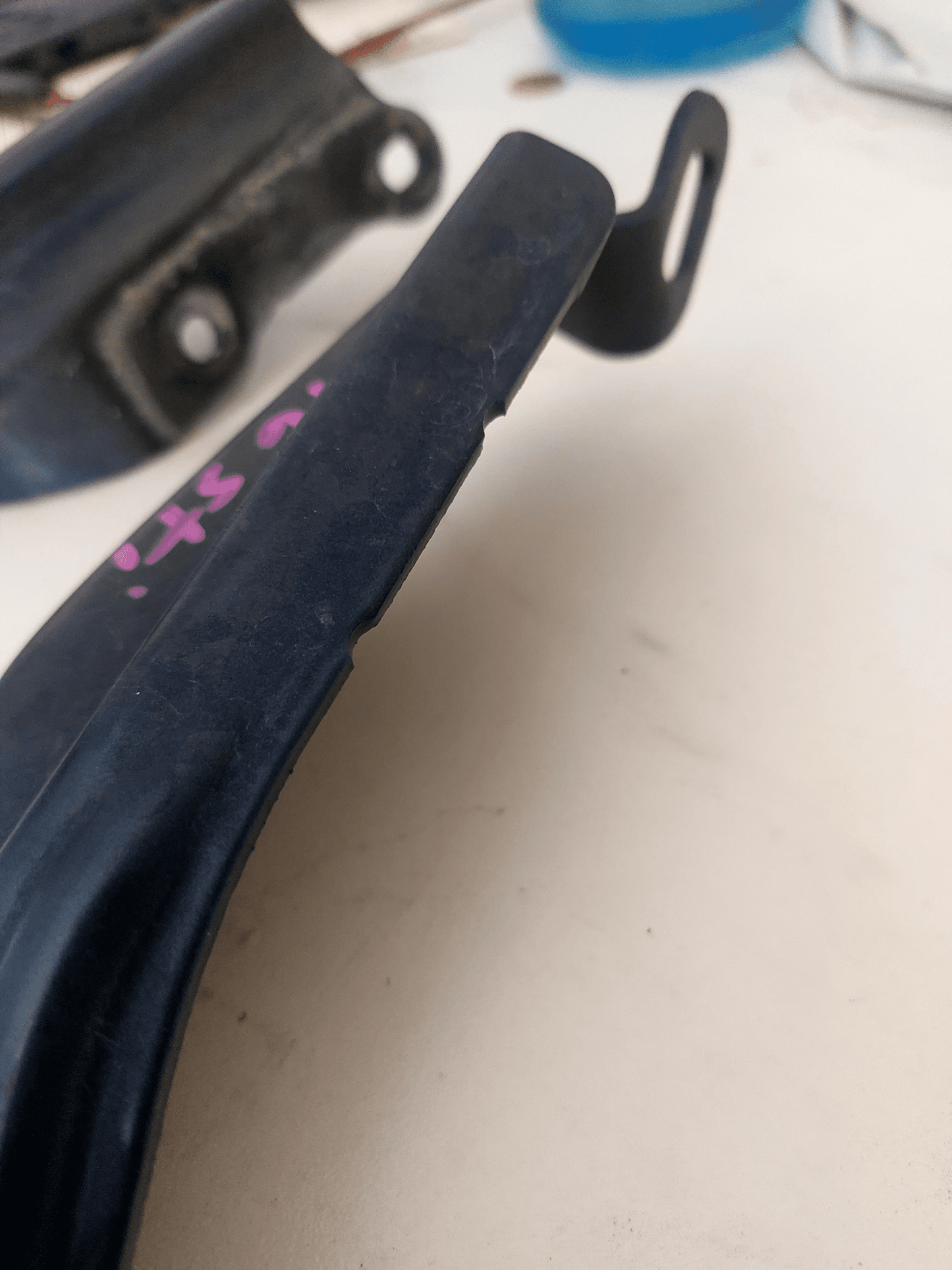 2015-2021 Subaru STi OEM Hood Hinges LH RH Pair Blue