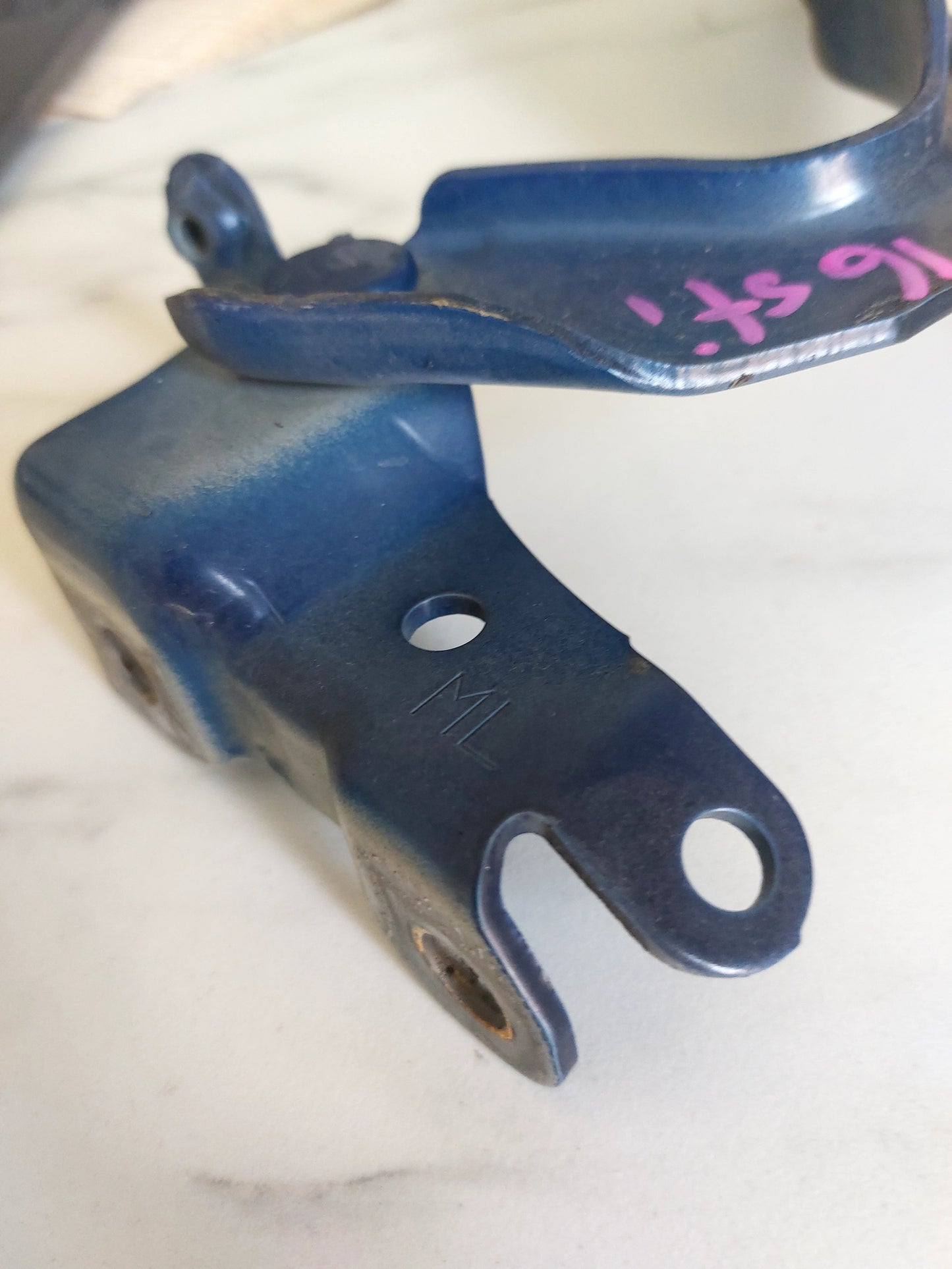 2015-2021 Subaru STi OEM Hood Hinges LH RH Pair Blue