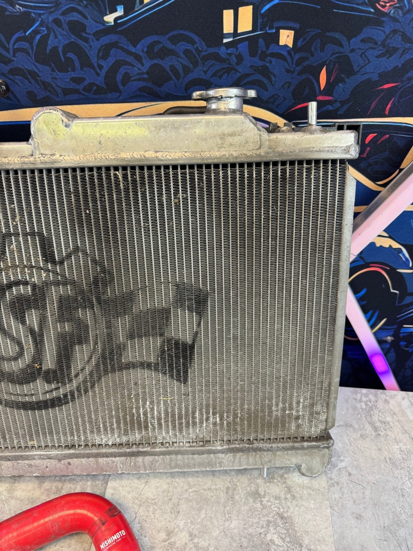 2008-2021 Subaru WRX STi CSF All Aluminum Radiator With Fans And Mishimoto Hoses