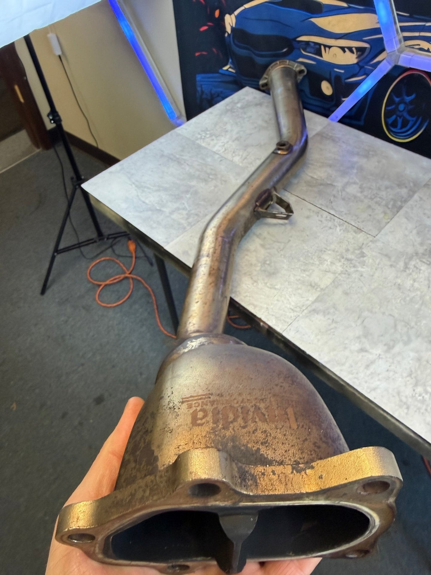 INVIDIA downpipe 3” catted divorced bell mouth 08-21 Subaru STi & 08-14 wrx