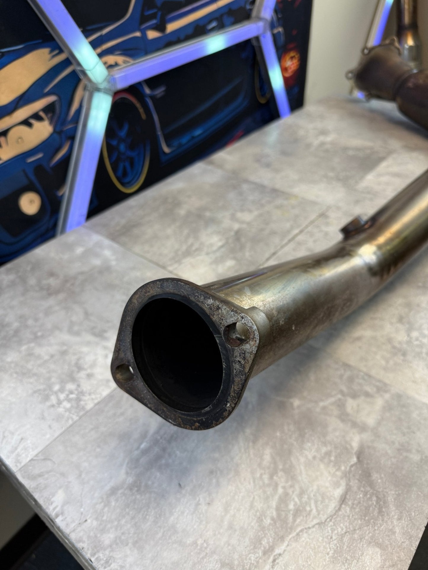 INVIDIA downpipe 3” catted divorced bell mouth 08-21 Subaru STi & 08-14 wrx