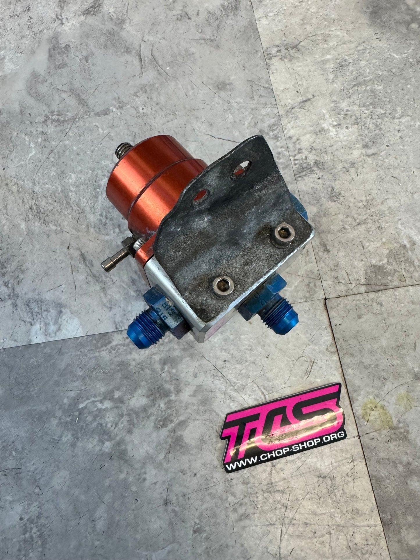 Aeromotive A1000 Fuel Pressure Regulator AN6 Fittings And Gauge Intake Manifold Bracket For WRX STi / P2