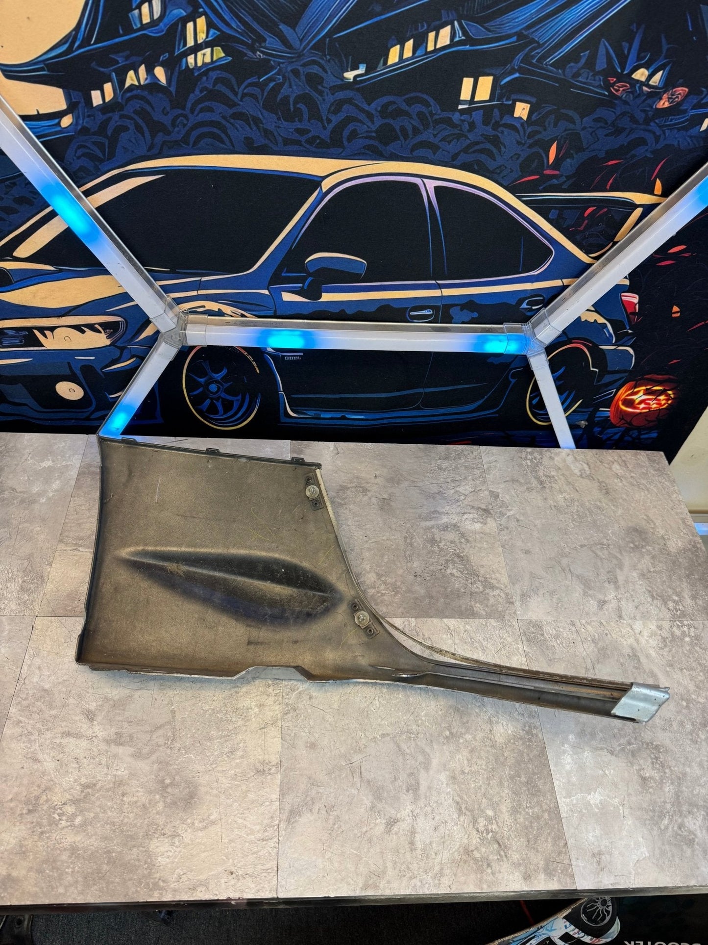 2004-2005 Subaru WRX STi OEM PSM Driver Side Bumper Splitter Trim