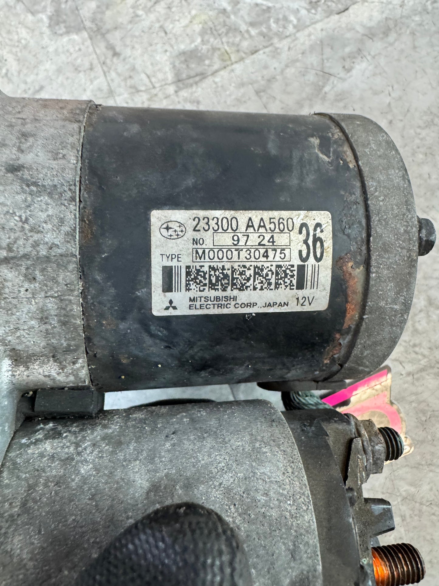 2008-2014 Subaru Impreza WRX Starter OEM Motor Assembly