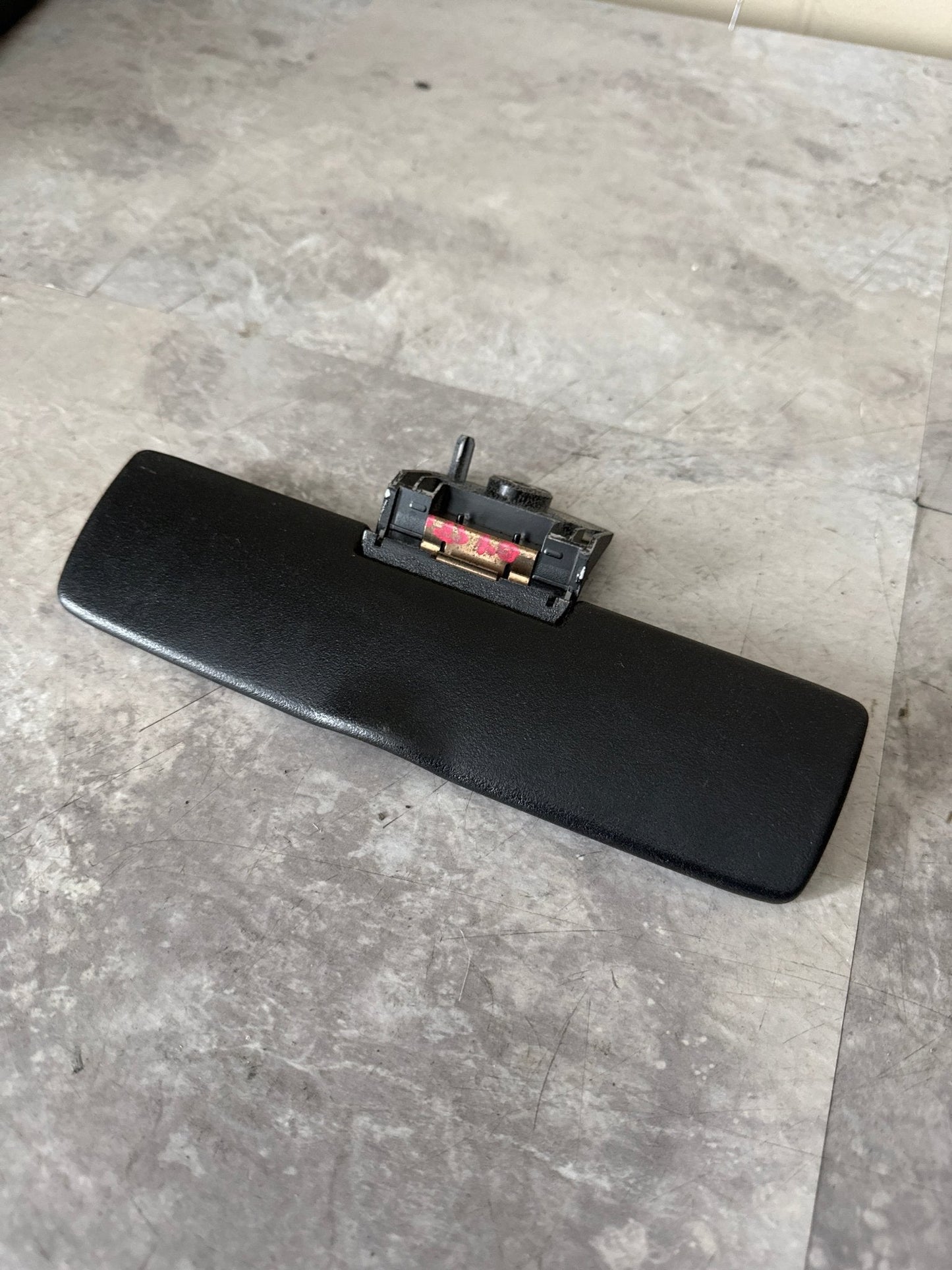 2002-2004 Subaru Wrx STi Center Rear View Mirror Sun Visor Sunvisor Painted Black