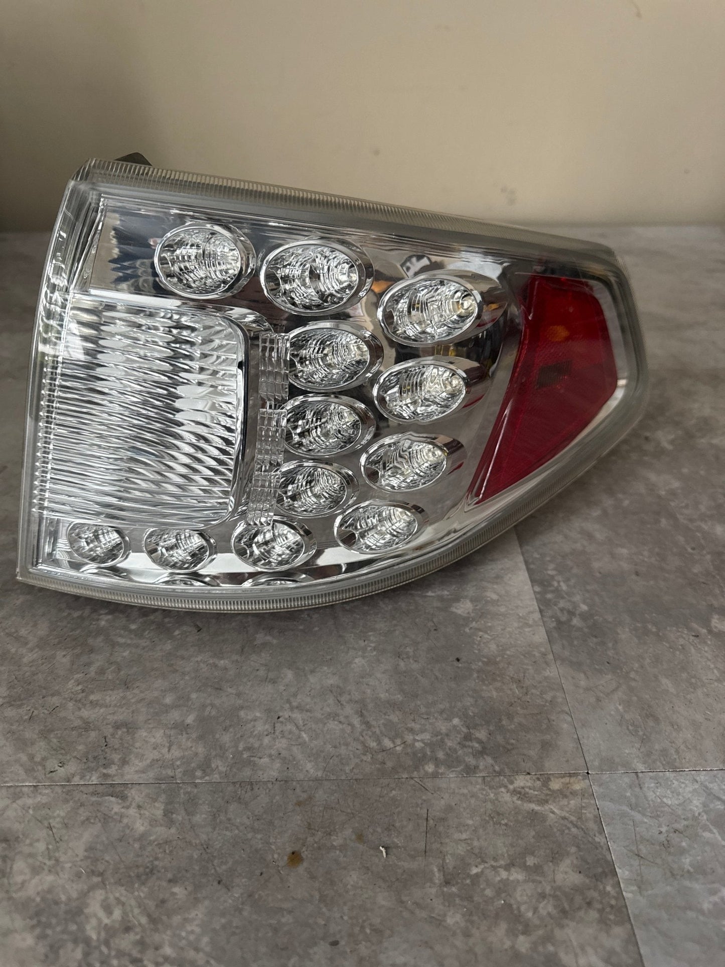 2008-2014 Subaru WRX STi Hatch Wagon Right Rear Outer Tail Light Assembly Clear